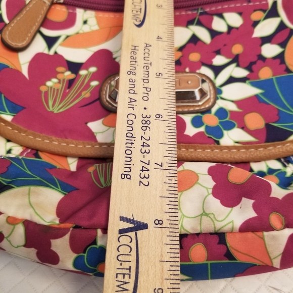 Rosetti Small Floral Shoulder Bag Pink/Orange 9.5 X 8 X 2 - Picture 6 of 9
